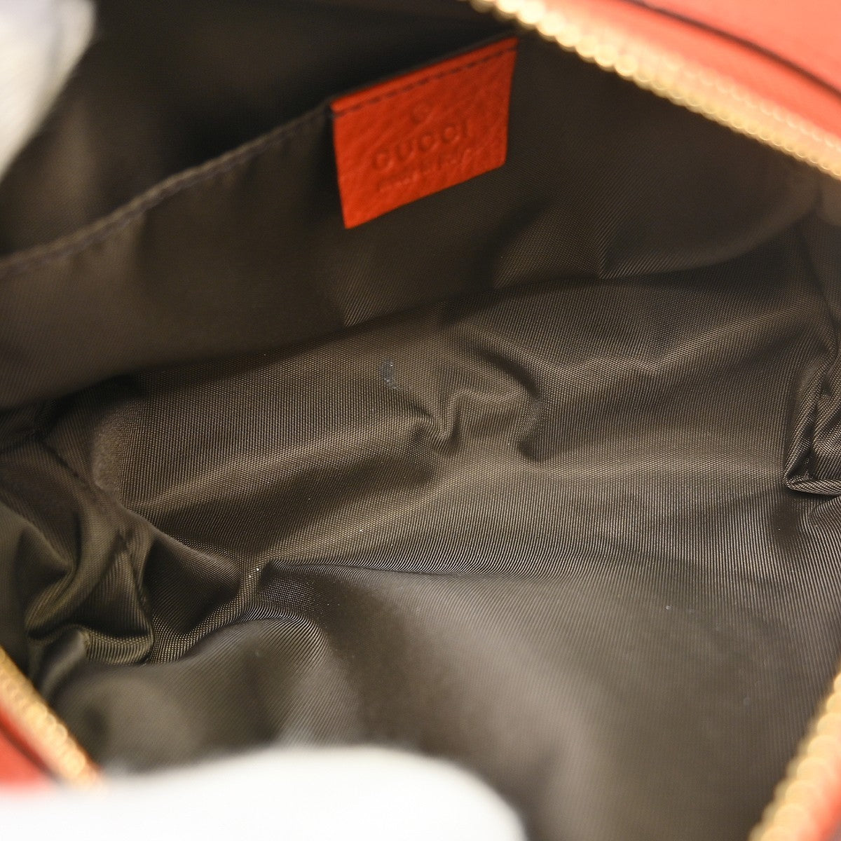 Gucci Pochette Leather Red Leather Clutche & Pouche Bag (Pre-Owned)