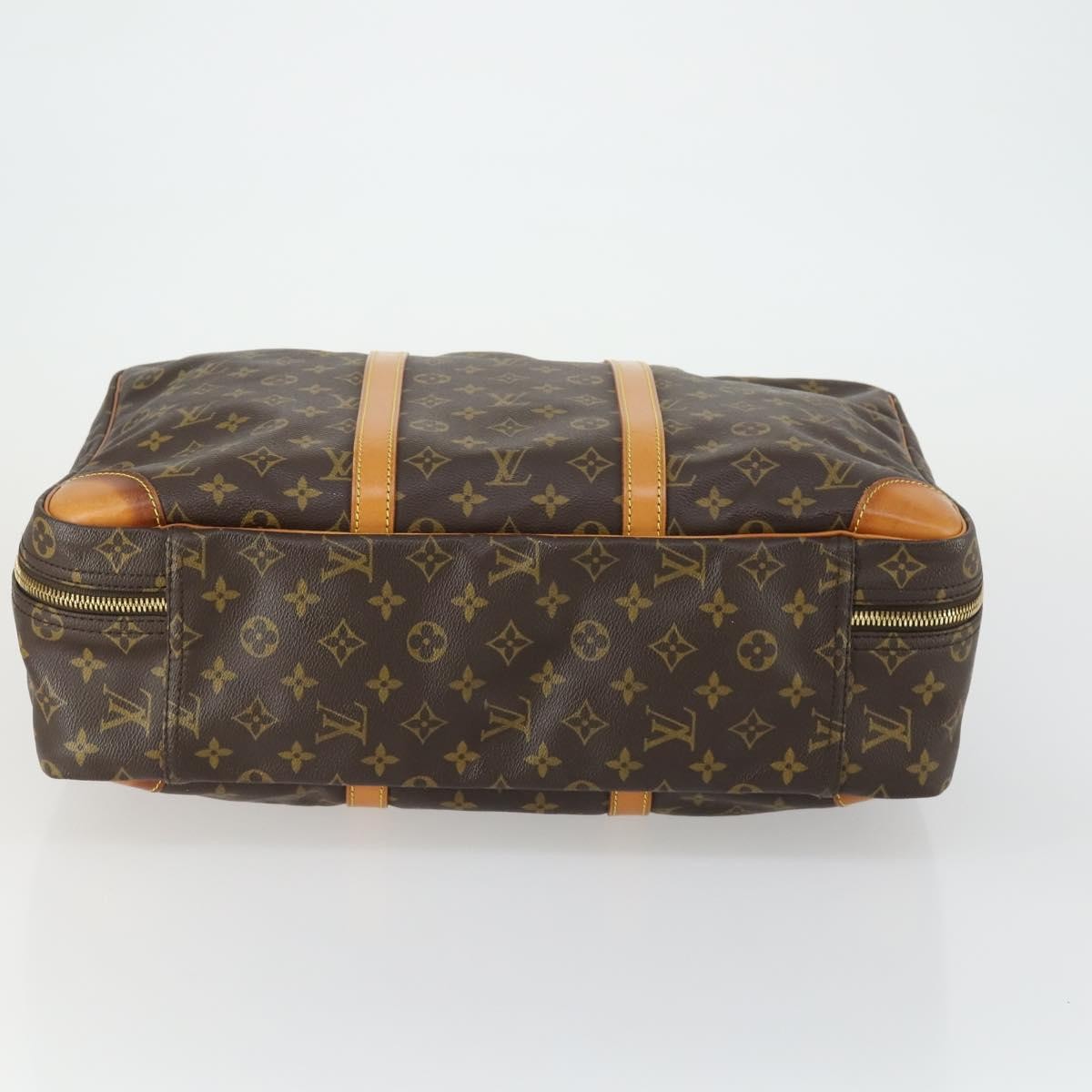 Louis Vuitton Sirius Handbag Monogram Canvas Brown Canvas Travel Bag Bag (Pre-Owned)