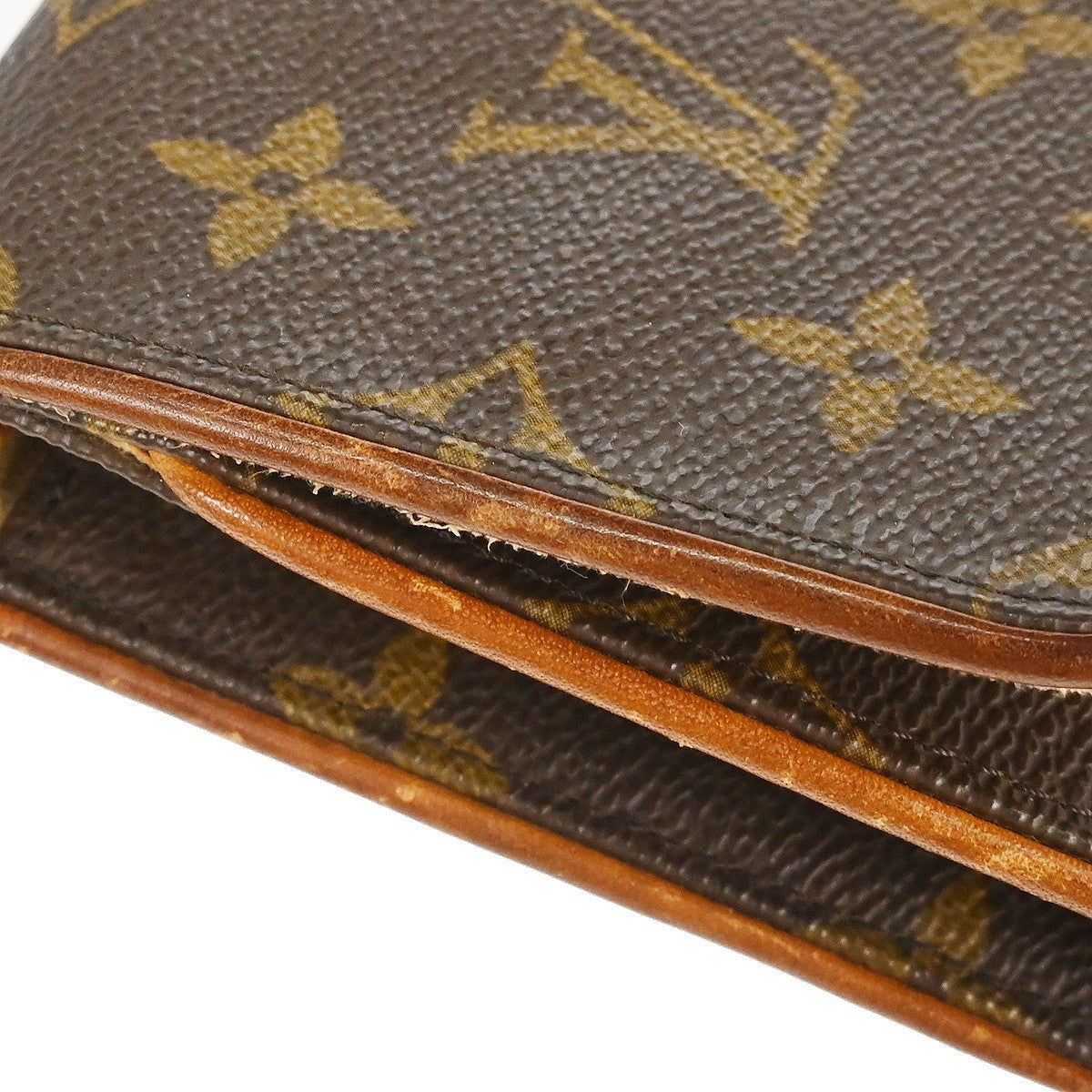 Louis Vuitton Twin Handbag Monogram Canvas Brown Canvas Clutche & Pouche Bag (Pre-Owned)