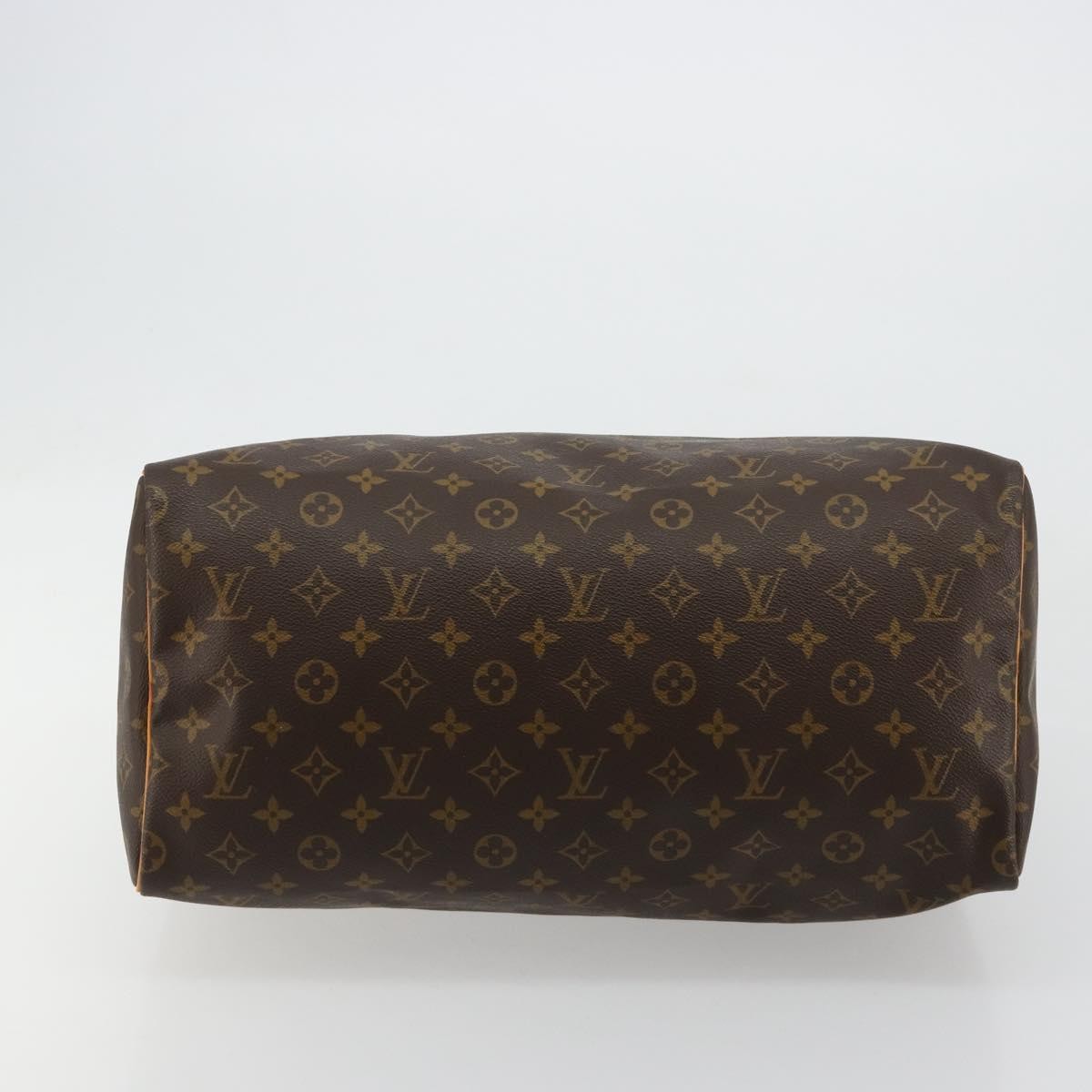 Louis Vuitton Speedy Handbag Monogram Canvas Brown Canvas Handbag (Pre-Owned)