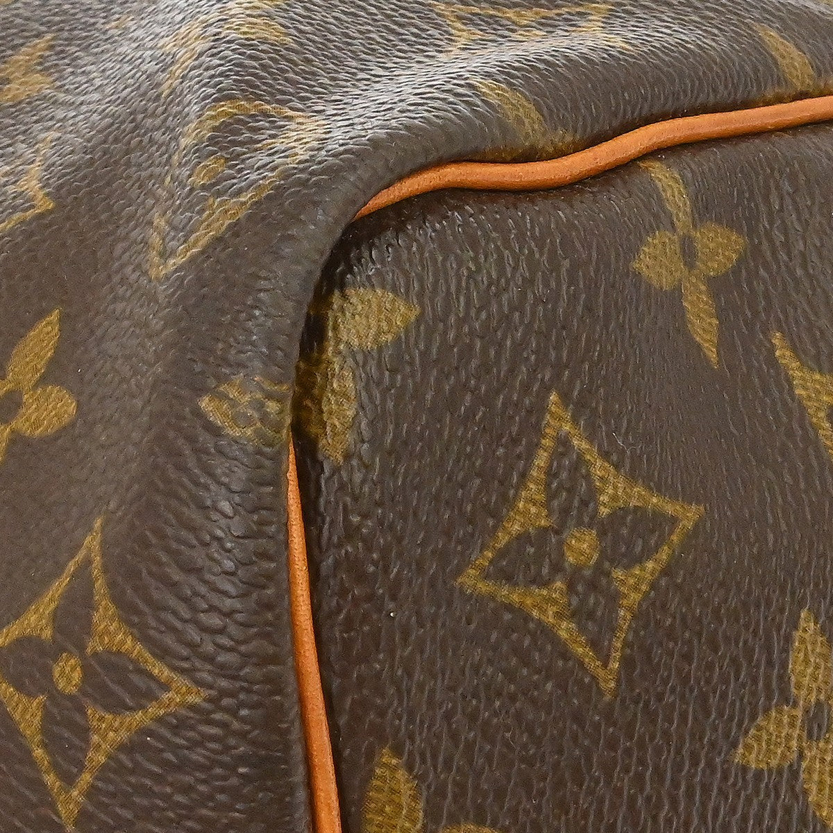 Louis Vuitton Keepall Bag Monogram Canvas Brown Canvas Travel Bag Bag (Pre-Owned)