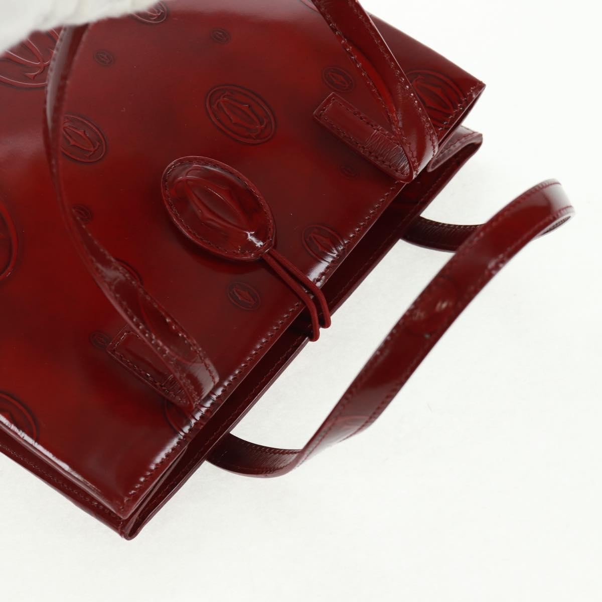 Cartier Happy Birthday Handbag Patent Leather Red Patent_Leather Handbag (Pre-Owned)