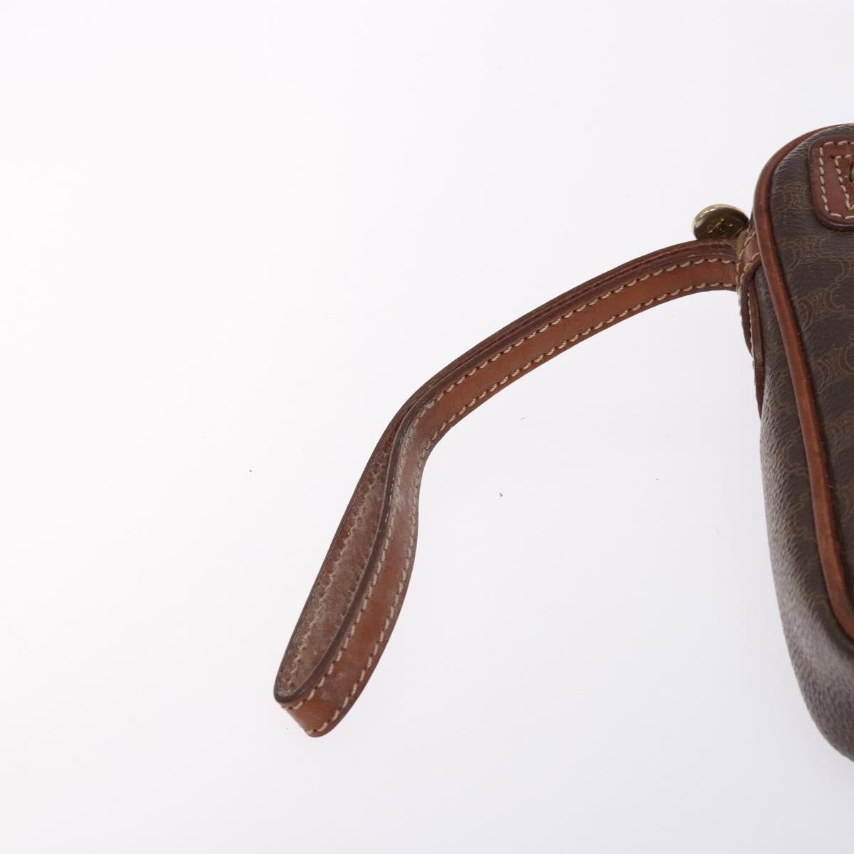 Celine Macadam Pochette Classic Brown Pvc Clutche & Pouche Bag (Pre-Owned)