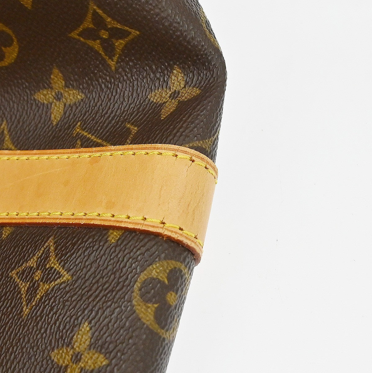 Louis Vuitton Keepall Bag Monogram Canvas Brown Canvas Travel Bag Bag (Pre-Owned)