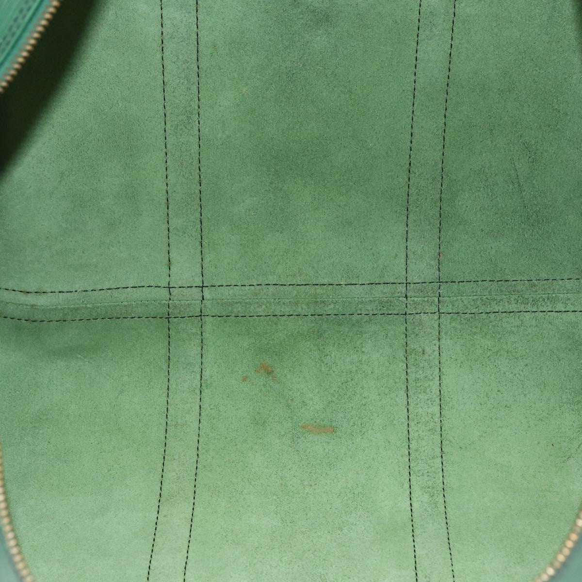 Louis Vuitton Keepall Bag Epi Leather Green Leather Travel Bag Bag (Pre-Owned)