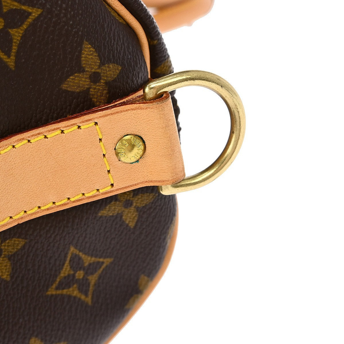 Louis Vuitton Keepall Bandouliere Bag Monogram Canvas Brown Canvas Travel Bag Bag (Pre-Owned)