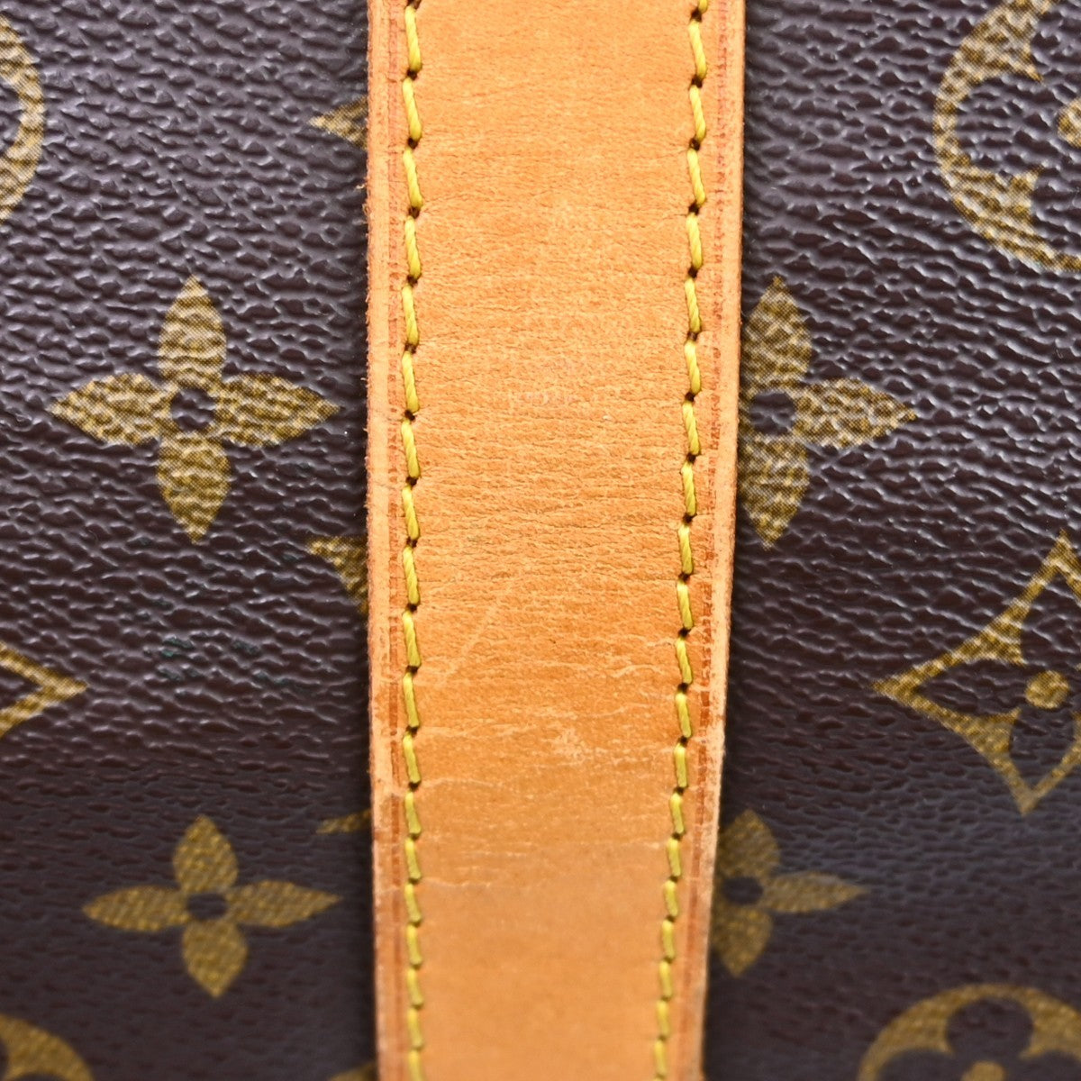 Louis Vuitton Keepall Bag Monogram Canvas Brown Canvas Travel Bag Bag (Pre-Owned)
