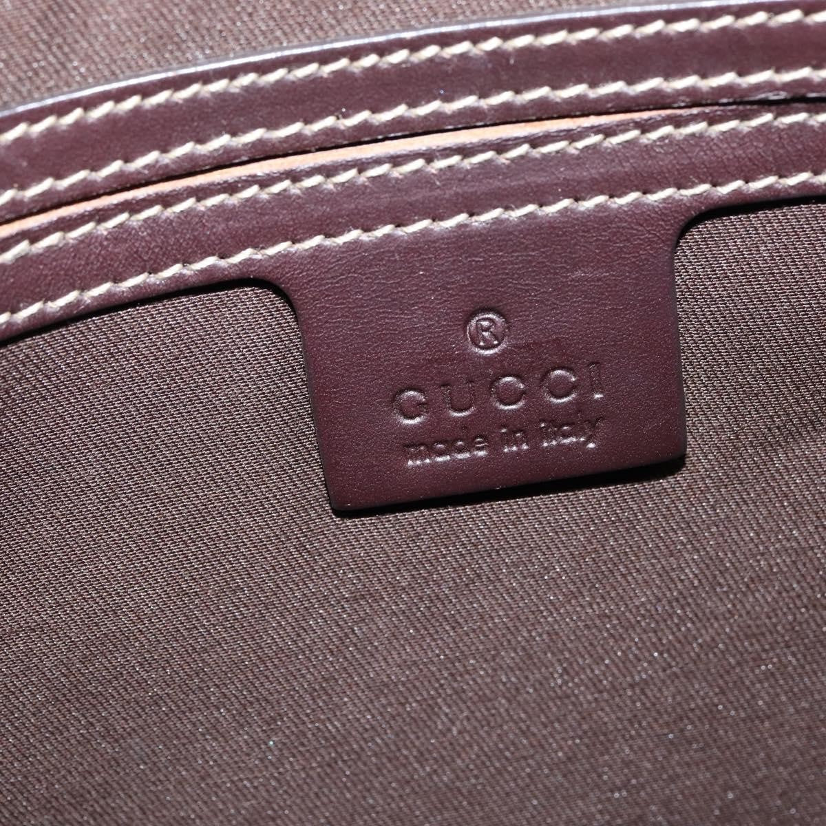 Gucci Zip Top Messenger Bag Gg Coated Canvas Beige Canvas Shoulder Bag Bag (Pre-Owned)