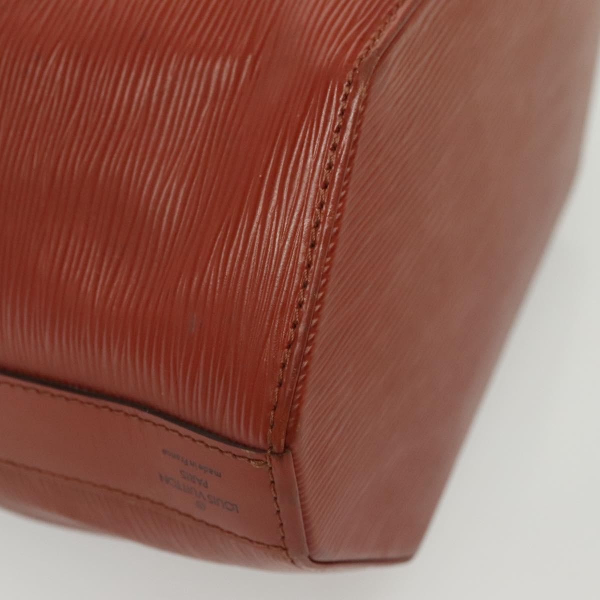 Louis Vuitton Vintage Sac D'epaule Handbag Epi Leather Brown Leather Bag (Pre-Owned)