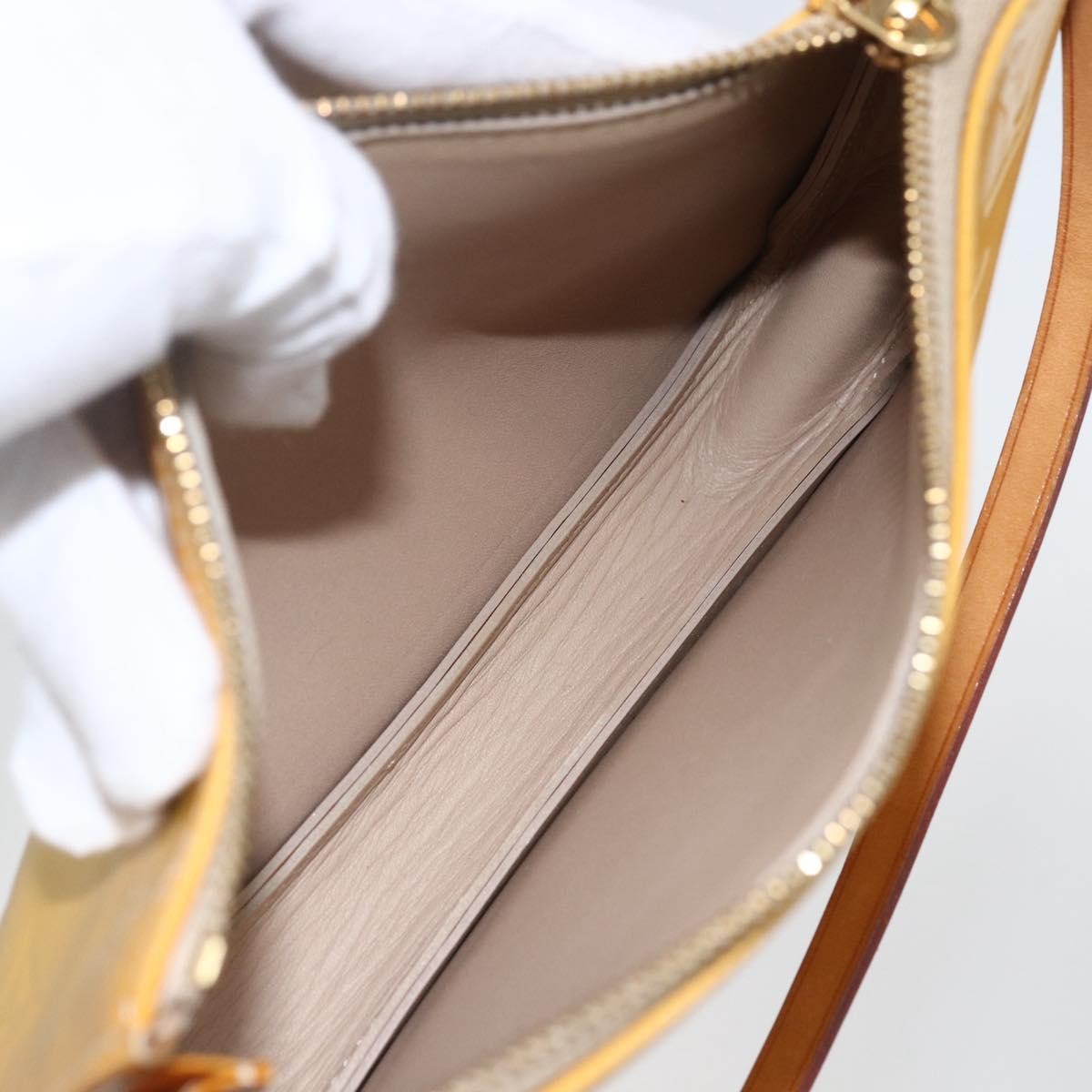 Louis Vuitton Lexington Pochette Monogram Vernis Beige Patent_Leather Clutche & Pouche Bag (Pre-Owned)
