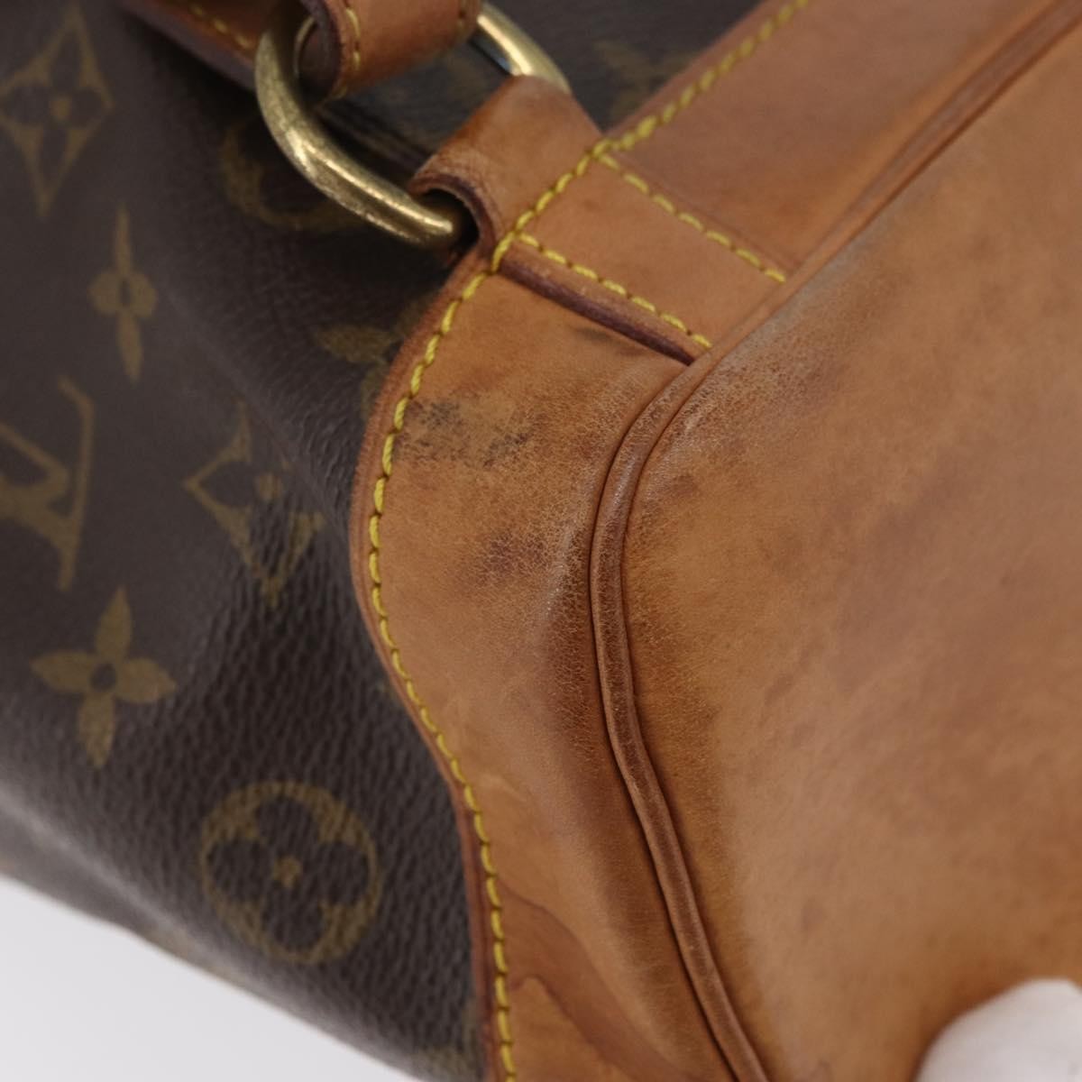 Louis Vuitton Vintage Montsouris Backpack Monogram Canvas Brown Canvas Backpack Bag (Pre-Owned)