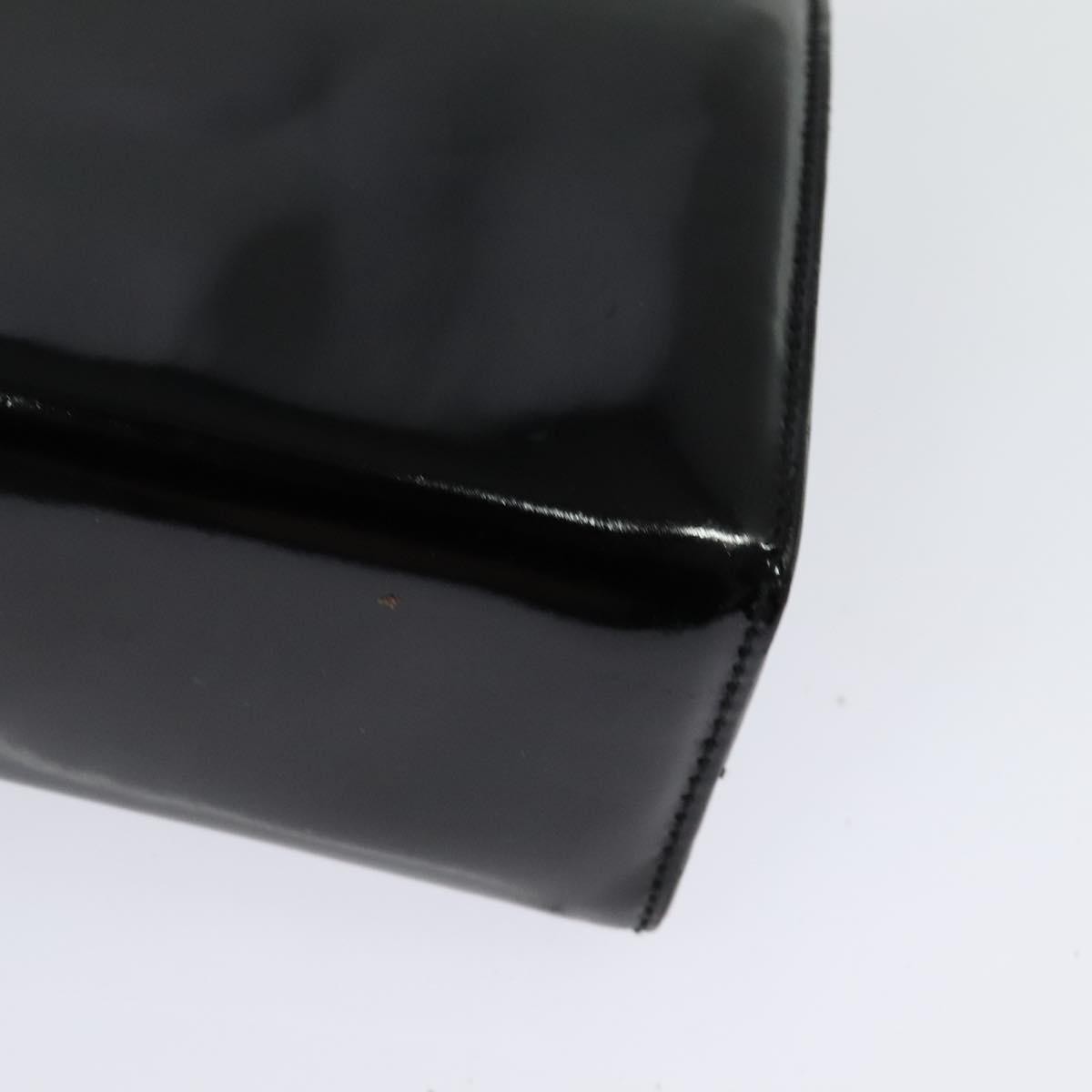 Salvatore Ferragamo Gancini Shoulder Bag Patent Leather Black Patent_Leather Shoulder Bag Bag (Pre-Owned)