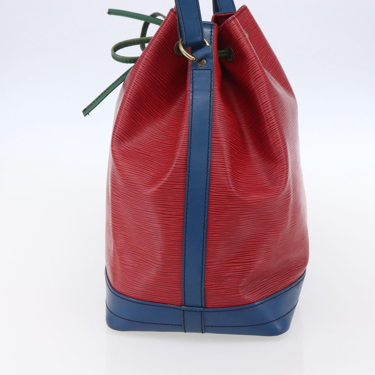 Louis Vuitton Tricolor Noe Handbag Epi Leather Red Leather Shoulder Bag Bag (Pre-Owned)