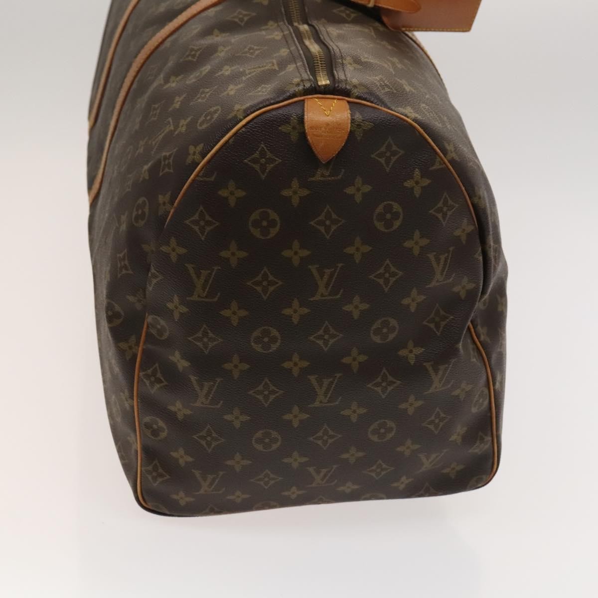 Louis Vuitton Keepall Bag Monogram Canvas Brown Canvas Travel Bag Bag (Pre-Owned)