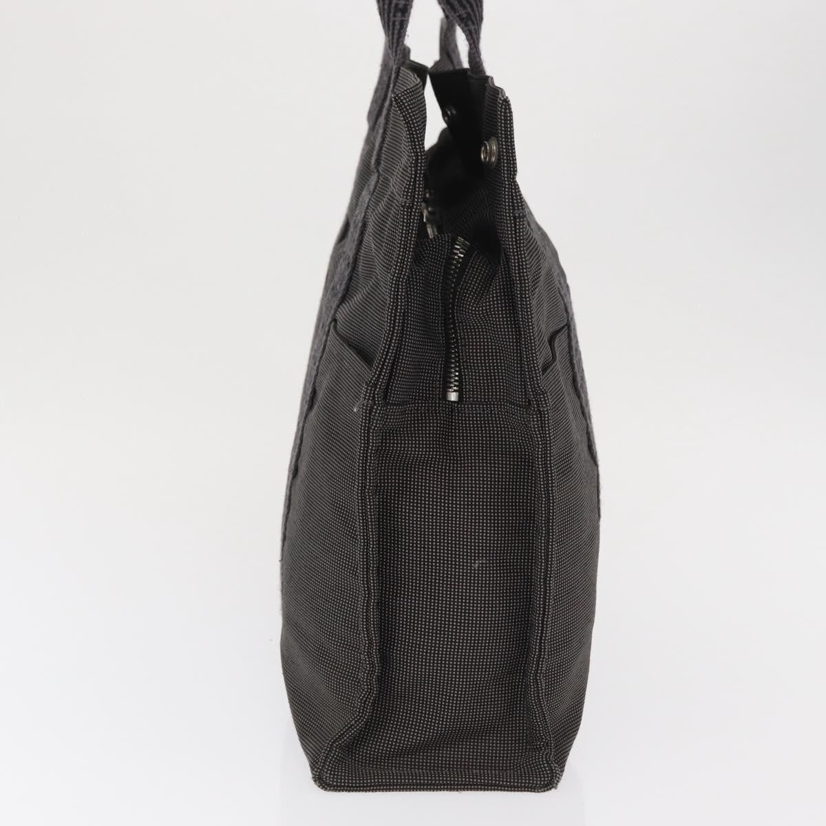 Hermes Fourre-Tout Herline Canvas Gray Canvas Tote Bag Bag (Pre-Owned)