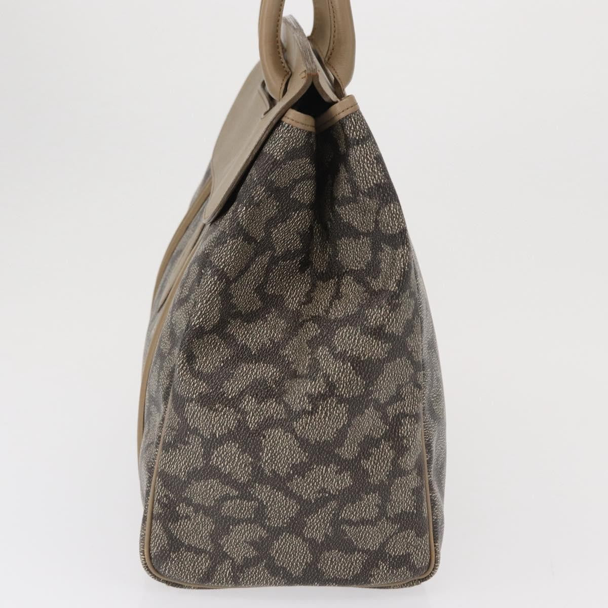 Saint Laurent Vintage Handbag Pvc Leather Gray Pvc Handbag (Pre-Owned)