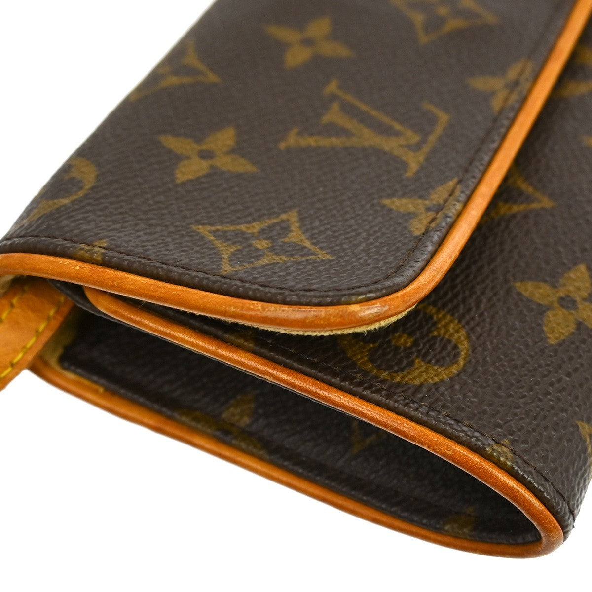 Louis Vuitton Twin Handbag Monogram Canvas Brown Canvas Clutche & Pouche Bag (Pre-Owned)