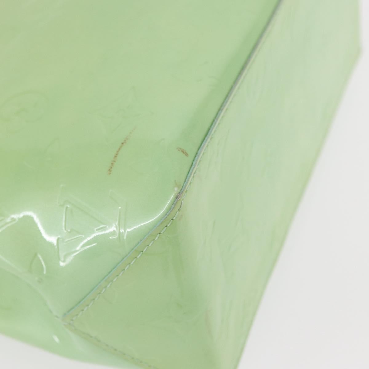 Louis Vuitton Reade Handbag Monogram Vernis Green Patent_Leather Tote Bag Bag (Pre-Owned)
