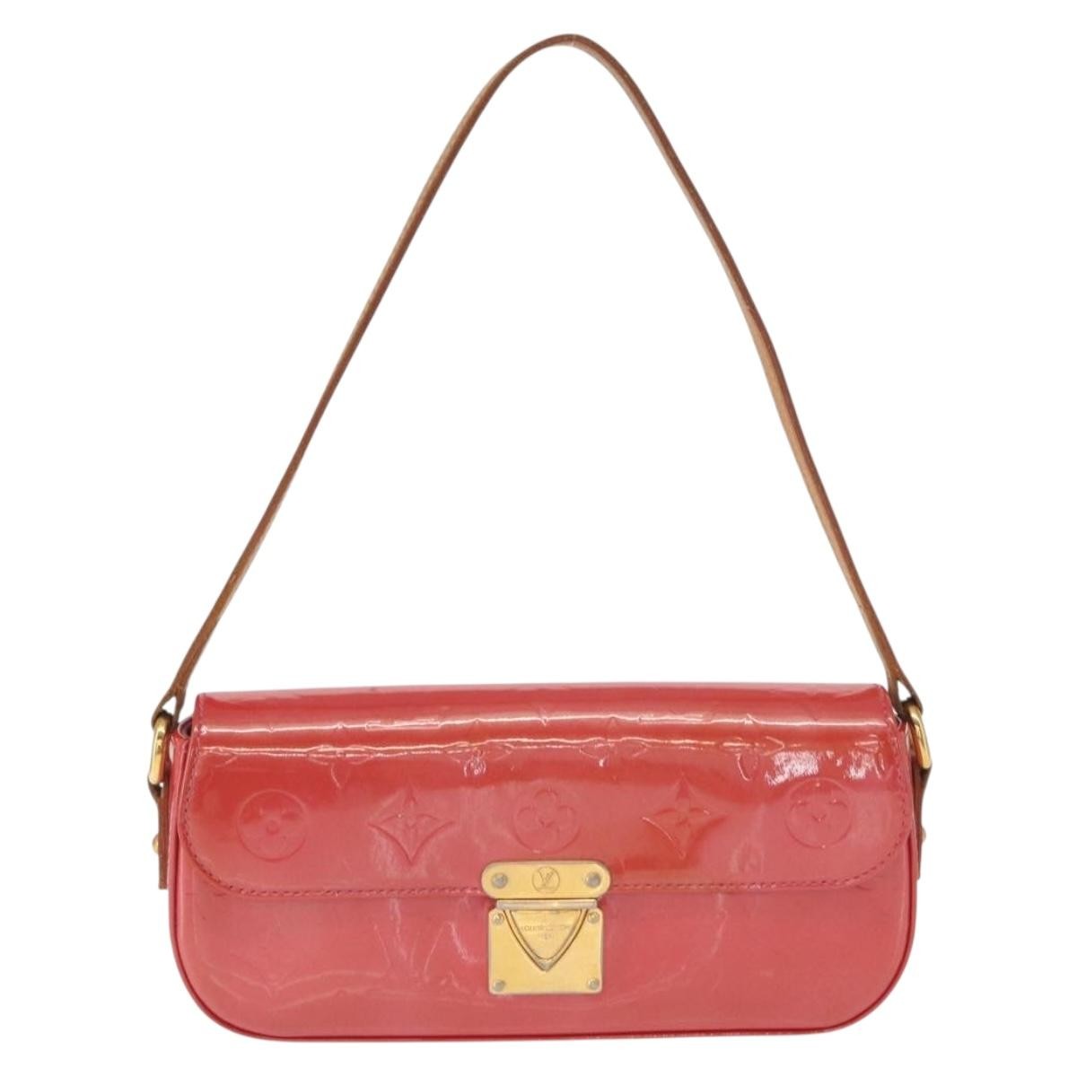 Louis Vuitton Malibu Street Handbag Monogram Vernis Red Patent_Leather Handbag (Pre-Owned)