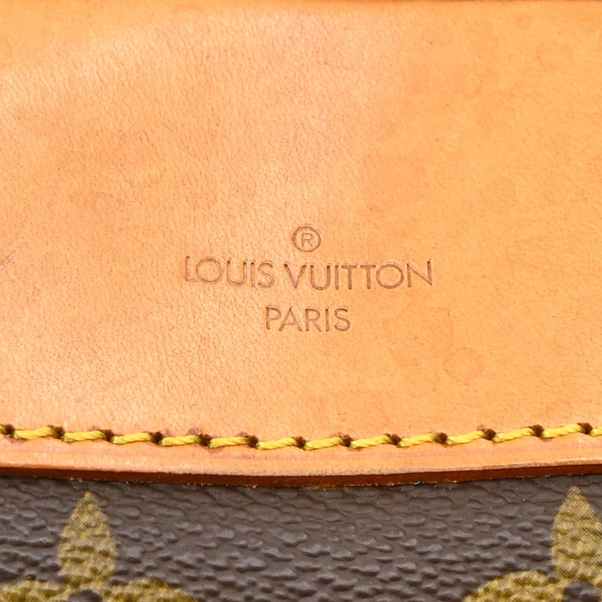 Louis Vuitton Deauville Handbag Monogram Canvas Brown Canvas Handbag (Pre-Owned)