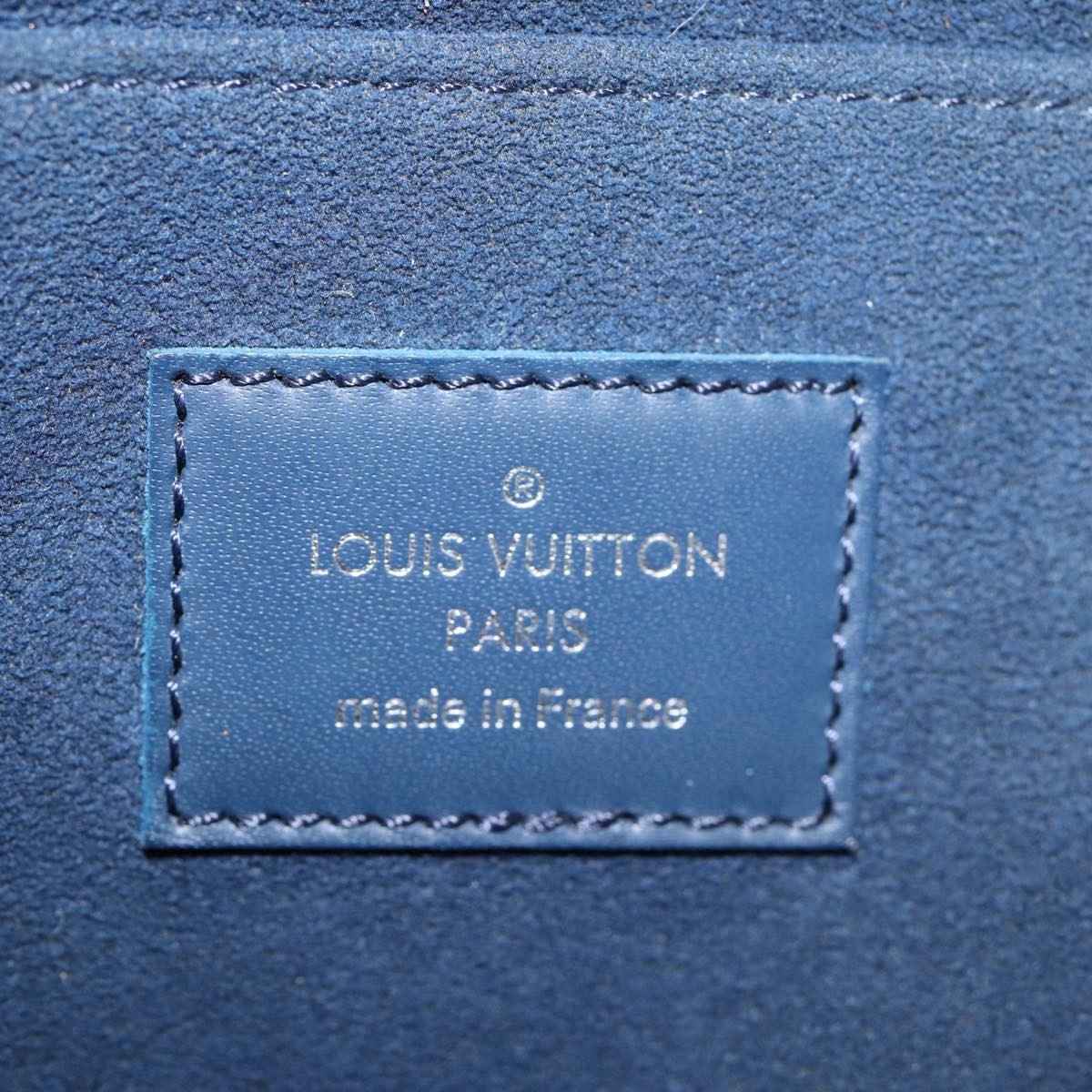 Louis Vuitton Pochette Jour Epi Leather Blue Leather Clutche & Pouche Bag (Pre-Owned)