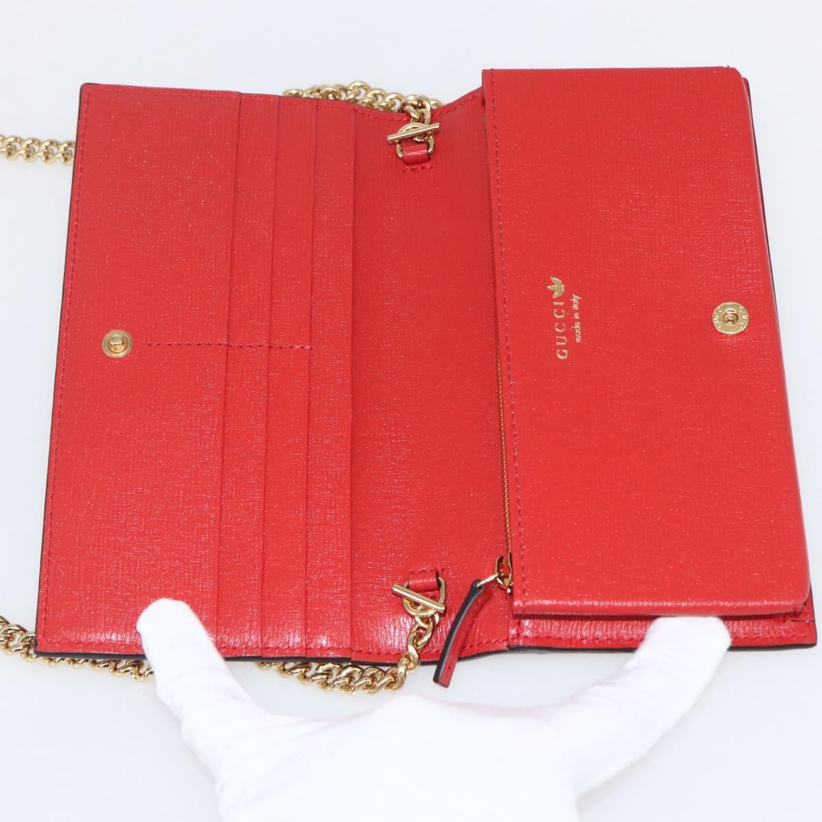 Gucci X Adidas Wallet On Chain Leather Multicolour Leather Shoulder Bag Bag (Pre-Owned)