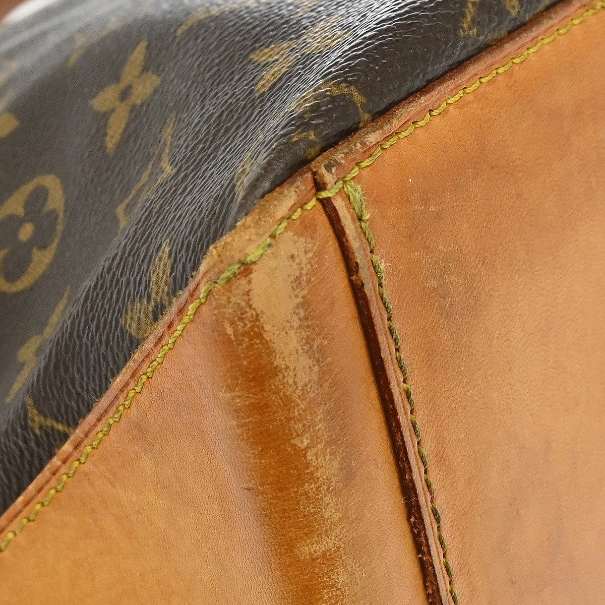 Louis Vuitton Cabas Mezzo Monogram Canvas Brown Canvas Tote Bag Bag (Pre-Owned)