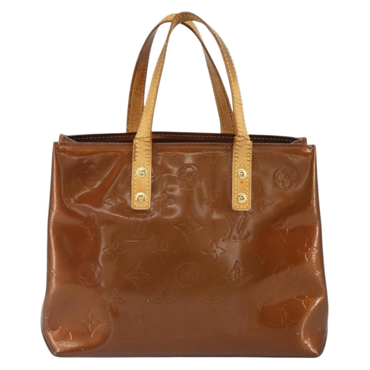 Louis Vuitton Reade Handbag Monogram Vernis Brown Patent_Leather Handbag (Pre-Owned)