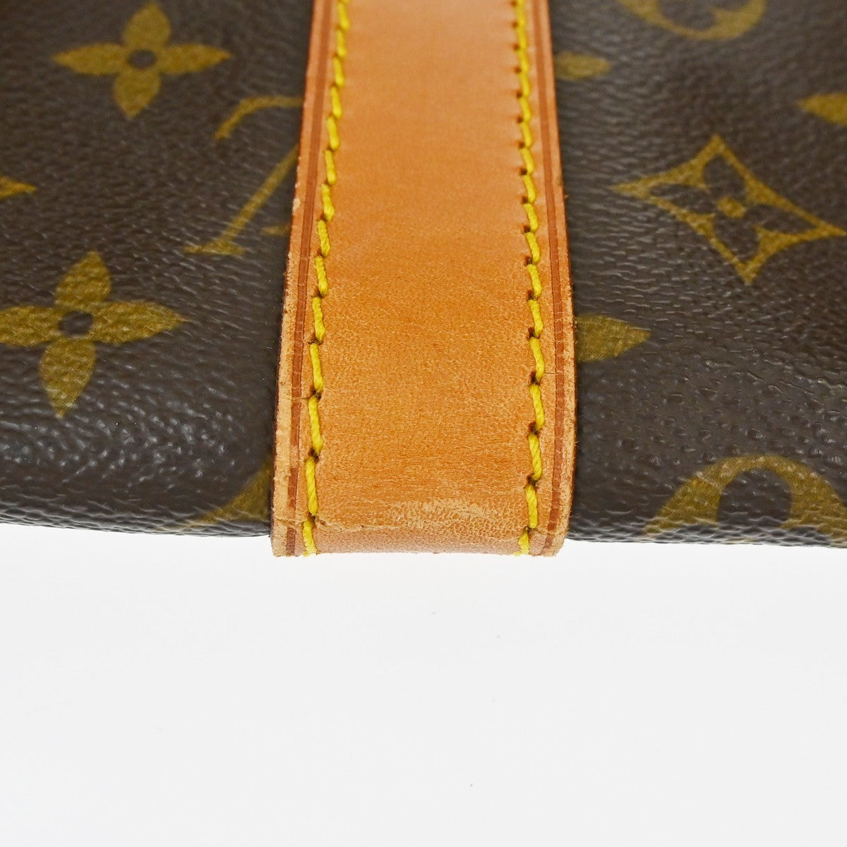 Louis Vuitton Keepall Bag Monogram Canvas Brown Canvas Travel Bag Bag (Pre-Owned)
