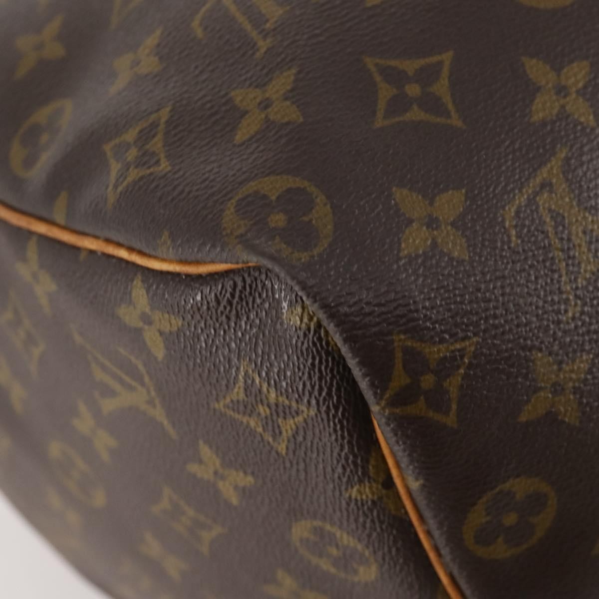 Louis Vuitton Keepall Bag Monogram Canvas Brown Canvas Travel Bag Bag (Pre-Owned)