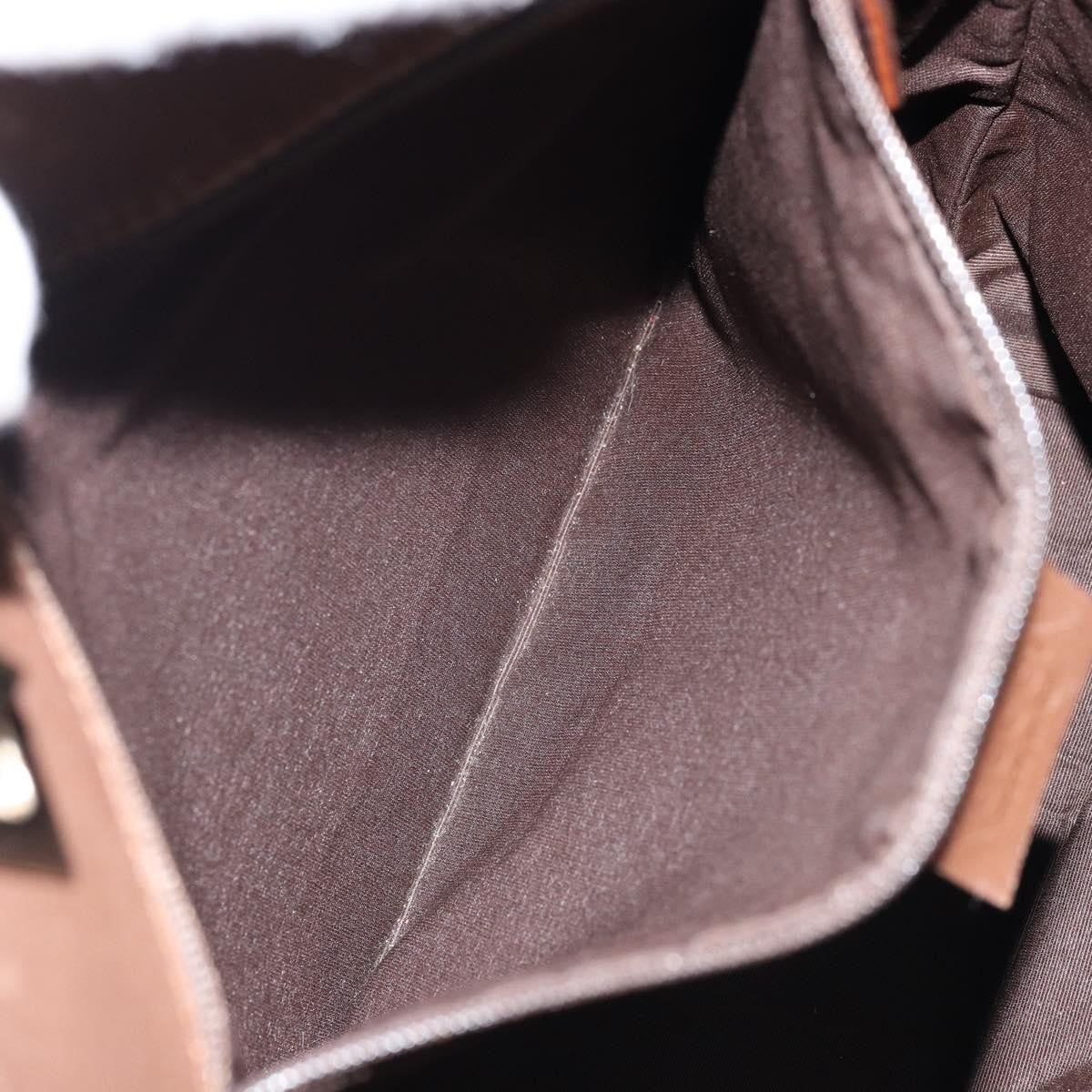 Gucci Vintage Bucket Shopping Tote Gg Canvas Brown Canvas Tote Bag Bag (Pre-Owned)
