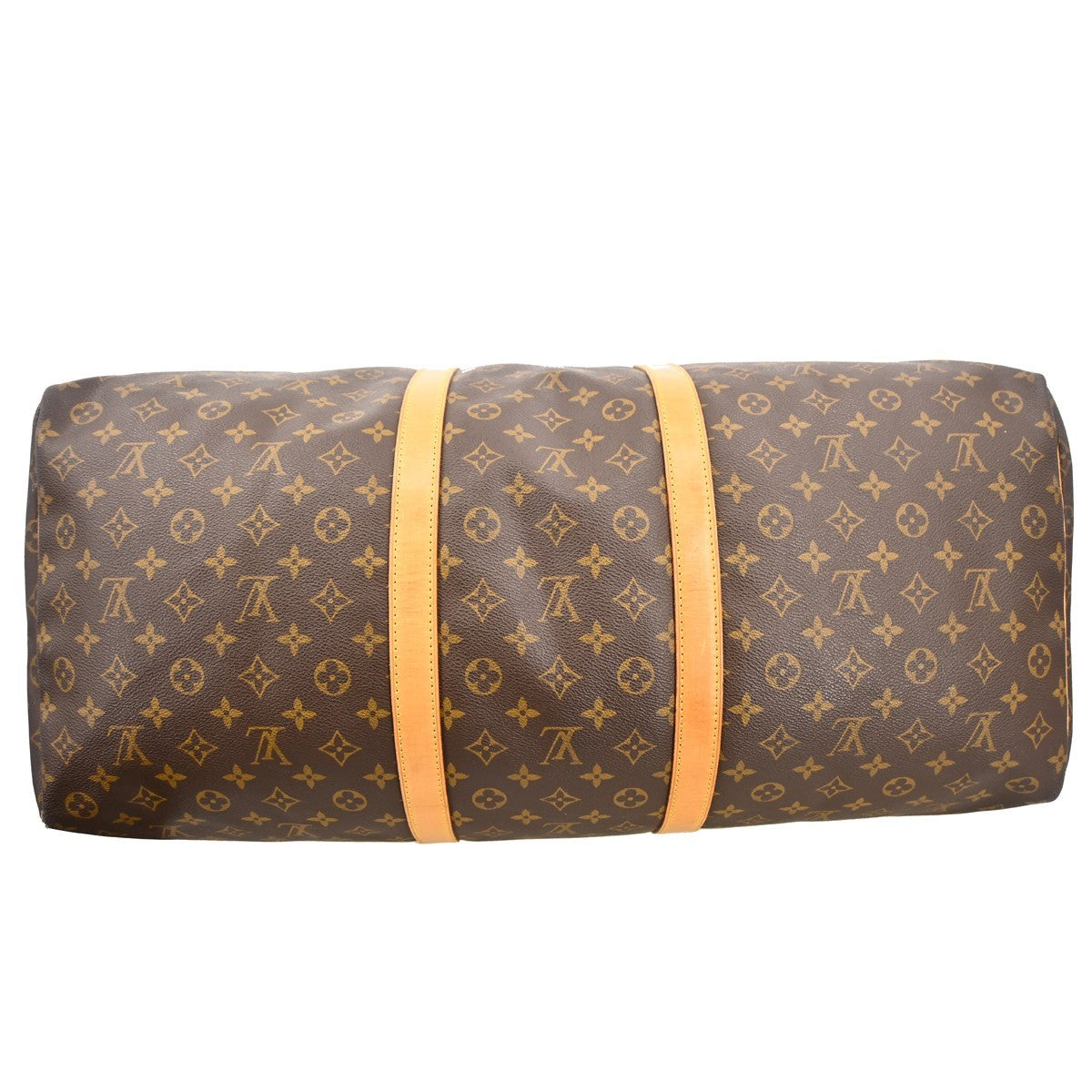 Louis Vuitton Keepall Bag Monogram Canvas Brown Canvas Travel Bag Bag (Pre-Owned)