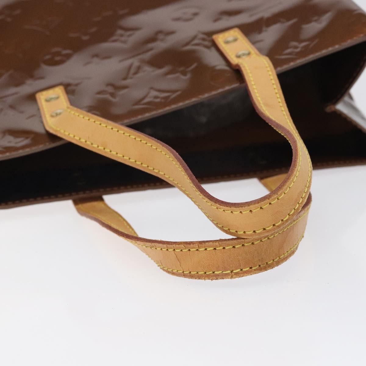 Louis Vuitton Reade Handbag Monogram Vernis Brown Patent_Leather Handbag (Pre-Owned)