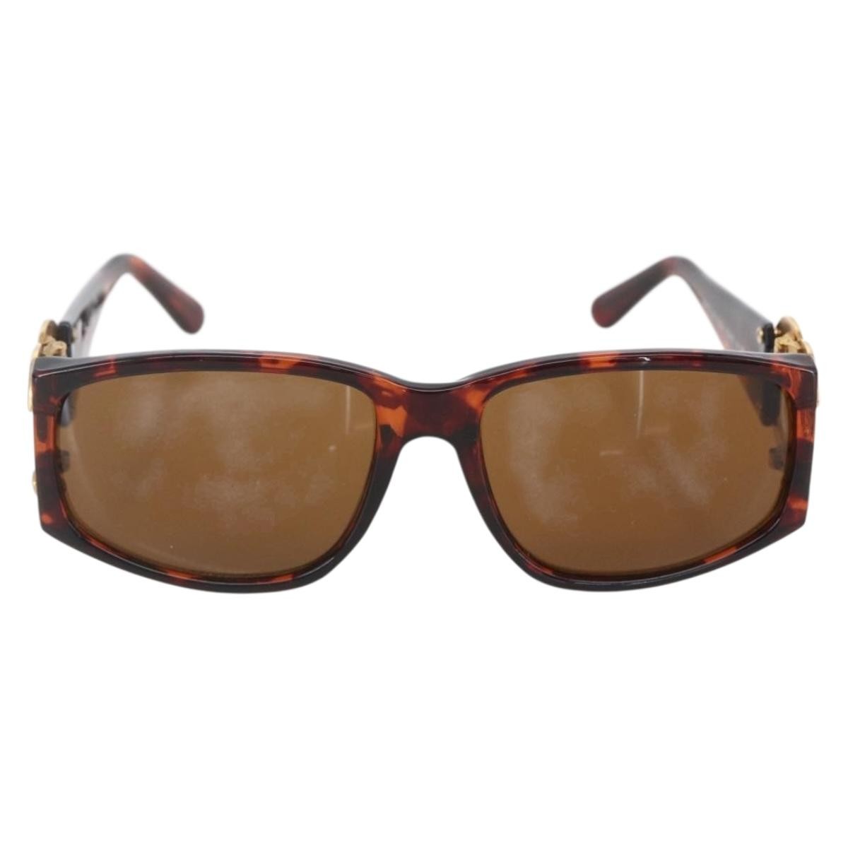 Chanel Logo Cc Sunglasses Plastic Brown Plastic Sunglasse Accessory (Pre-Owned)
