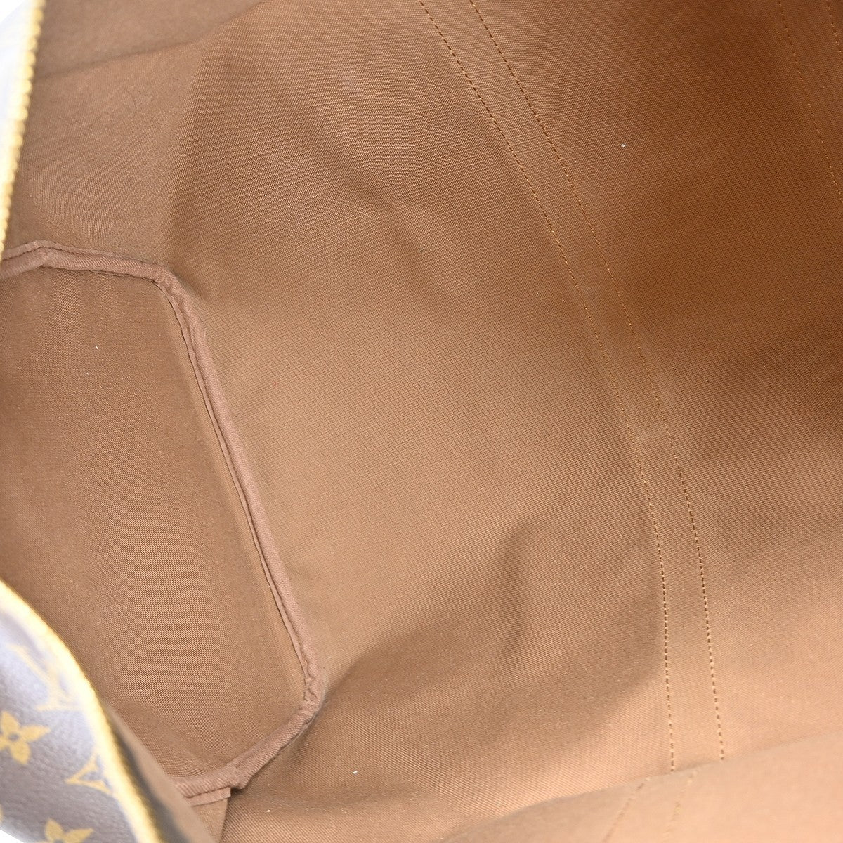 Louis Vuitton Keepall Bag Monogram Canvas Brown Canvas Travel Bag Bag (Pre-Owned)