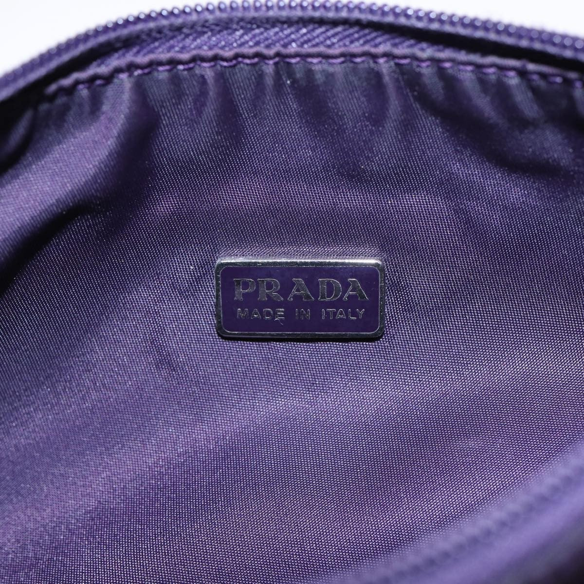 Prada Pochette Shoulder Bag Tessuto Purple Nylon Clutche & Pouche Bag (Pre-Owned)