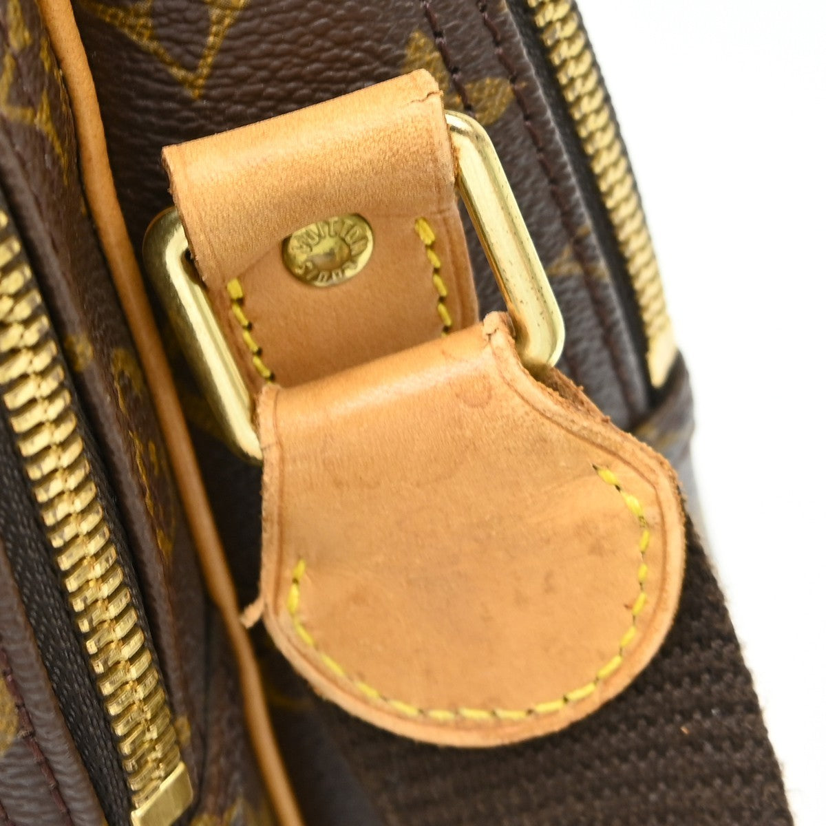 Louis Vuitton Reporter Bag Monogram Canvas Brown Canvas Shoulder Bag Bag (Pre-Owned)