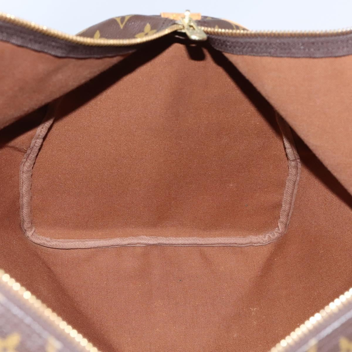 Louis Vuitton Keepall Bag Monogram Canvas Brown Canvas Travel Bag Bag (Pre-Owned)