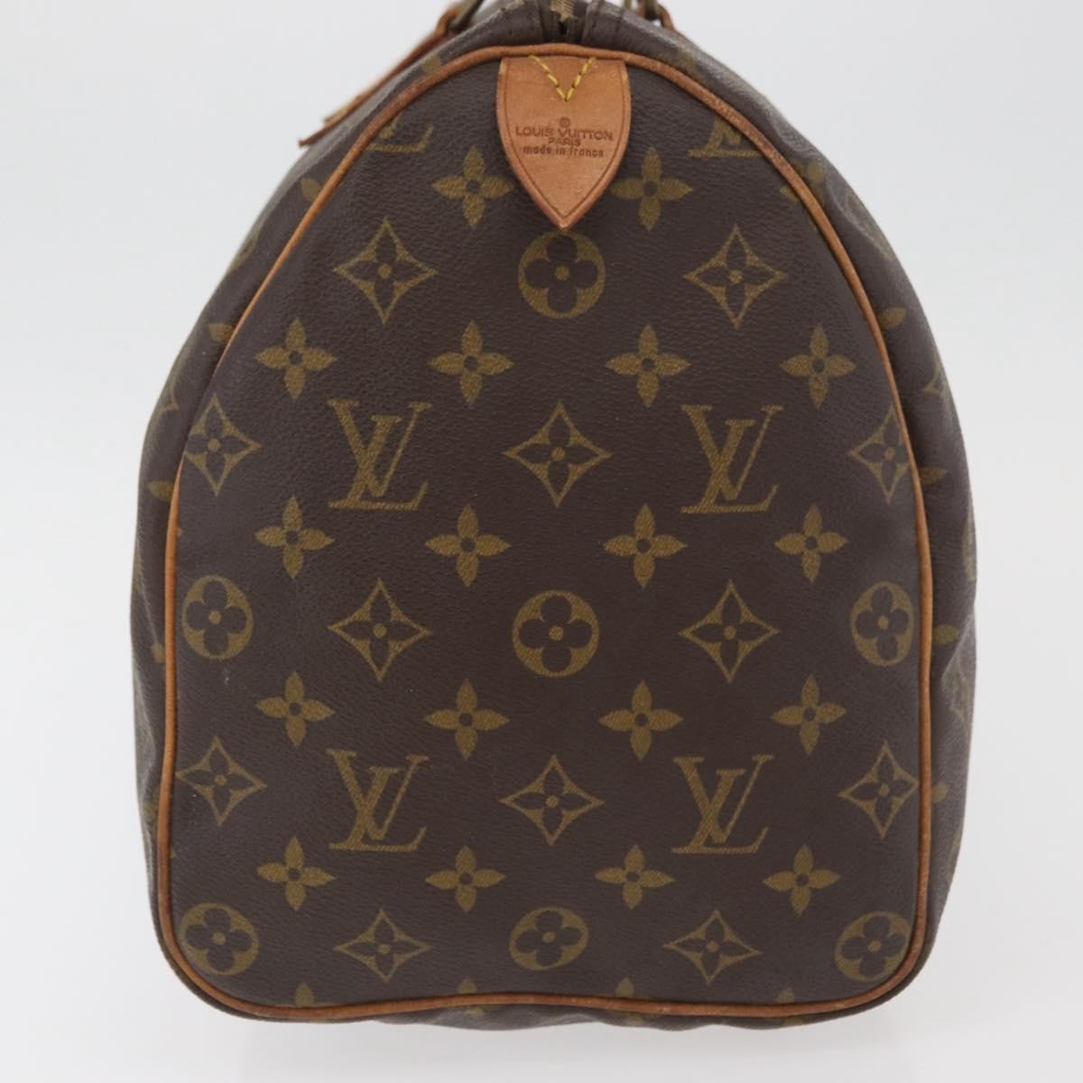 Louis Vuitton Speedy Handbag Monogram Canvas Brown Canvas Handbag (Pre-Owned)
