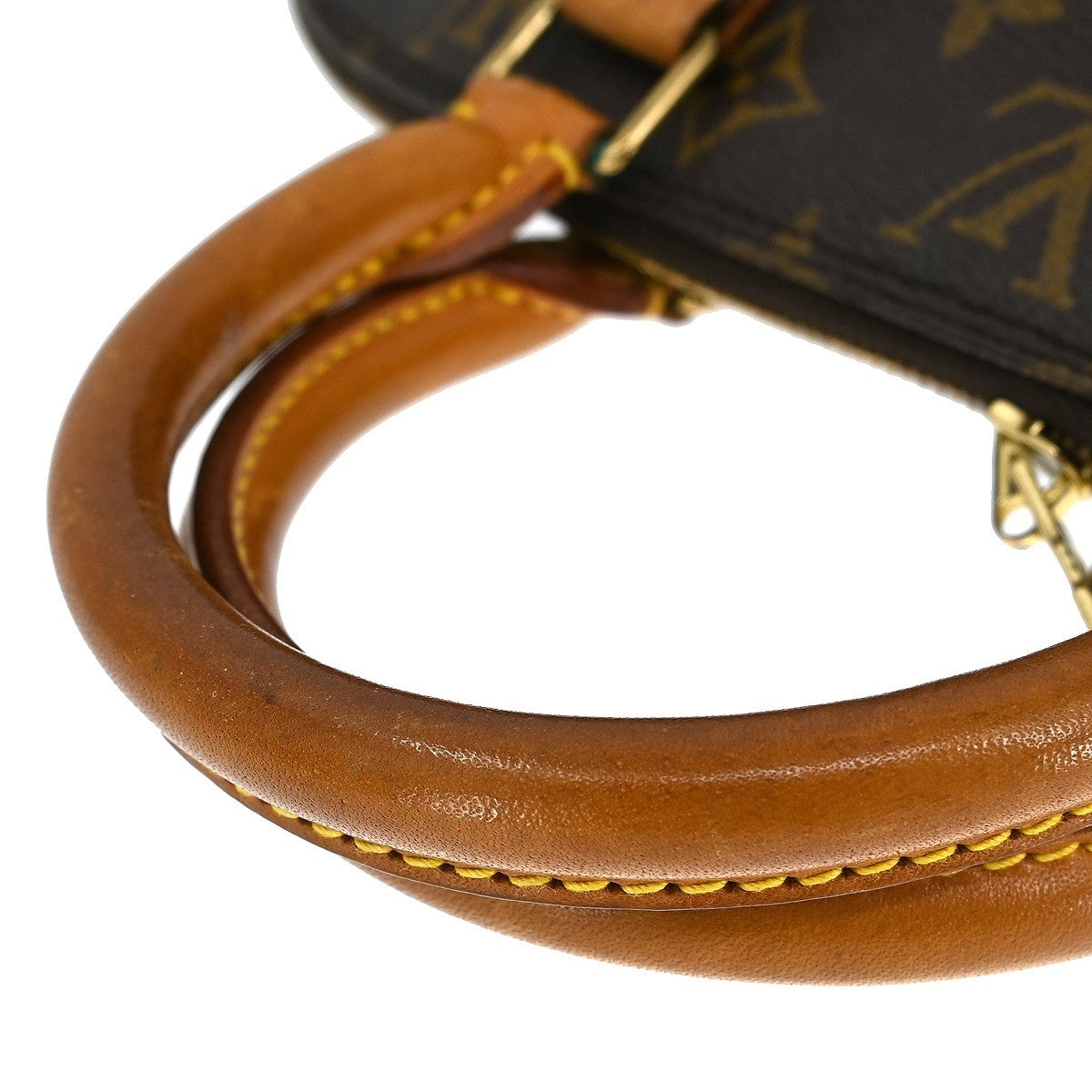 Louis Vuitton Alma Handbag Monogram Canvas Brown Canvas Handbag (Pre-Owned)