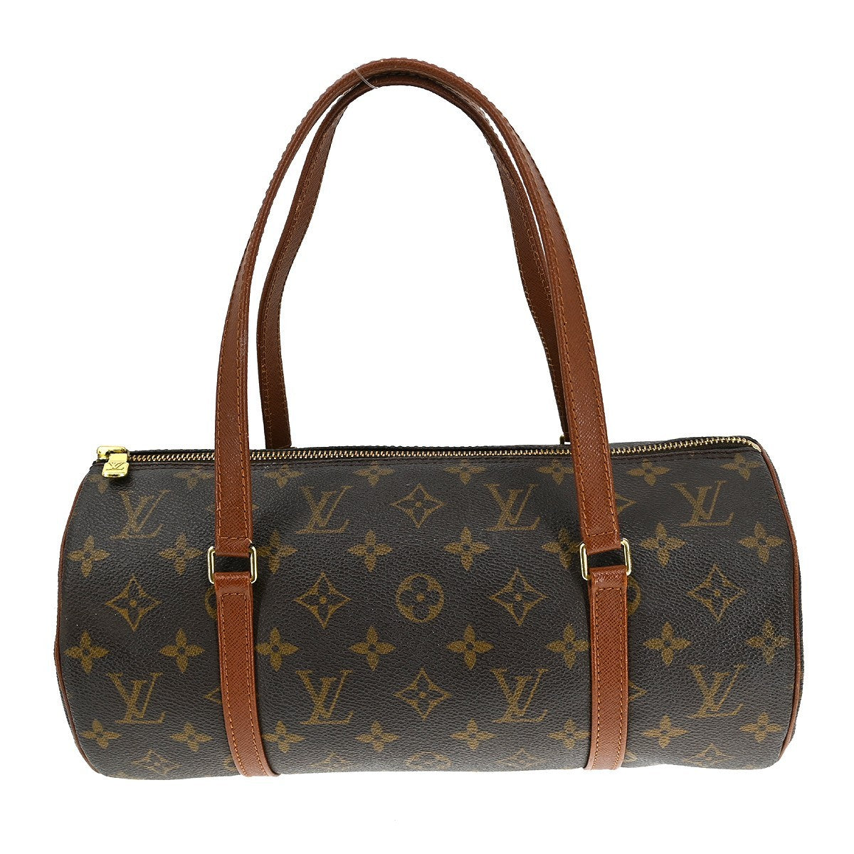 Louis Vuitton Papillon Handbag Monogram Canvas Brown Canvas Handbag (Pre-Owned)