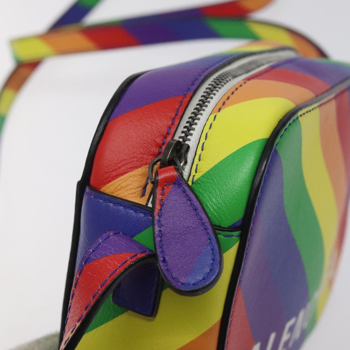 Balenciaga Everyday Camera Bag Printed Leather Multicolour Leather Shoulder Bag Bag (Pre-Owned)