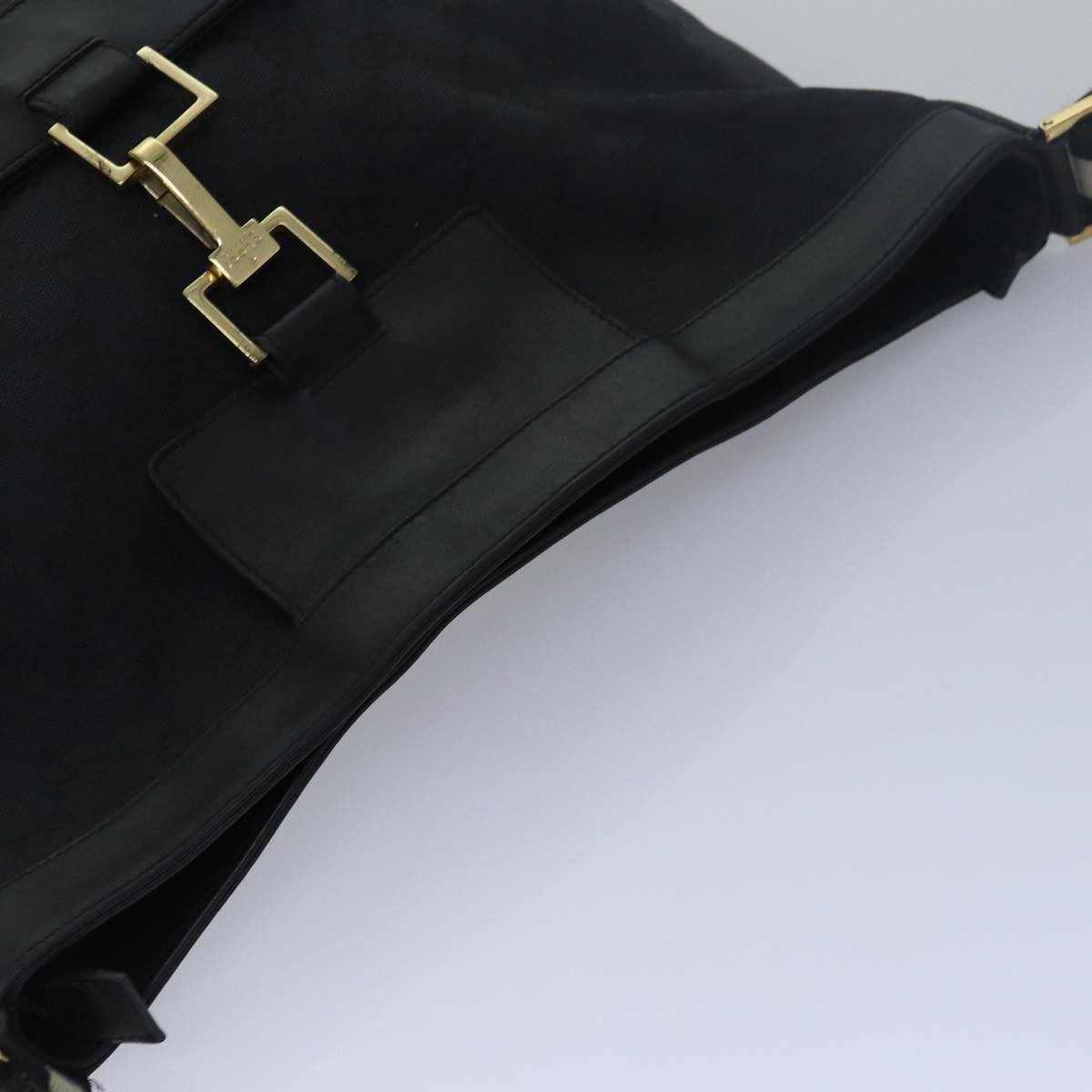 Gucci Vintage Jackie Shoulder Bag Canvas And Leather Multicolour Canvas Shoulder Bag Bag (Pre-Owned)