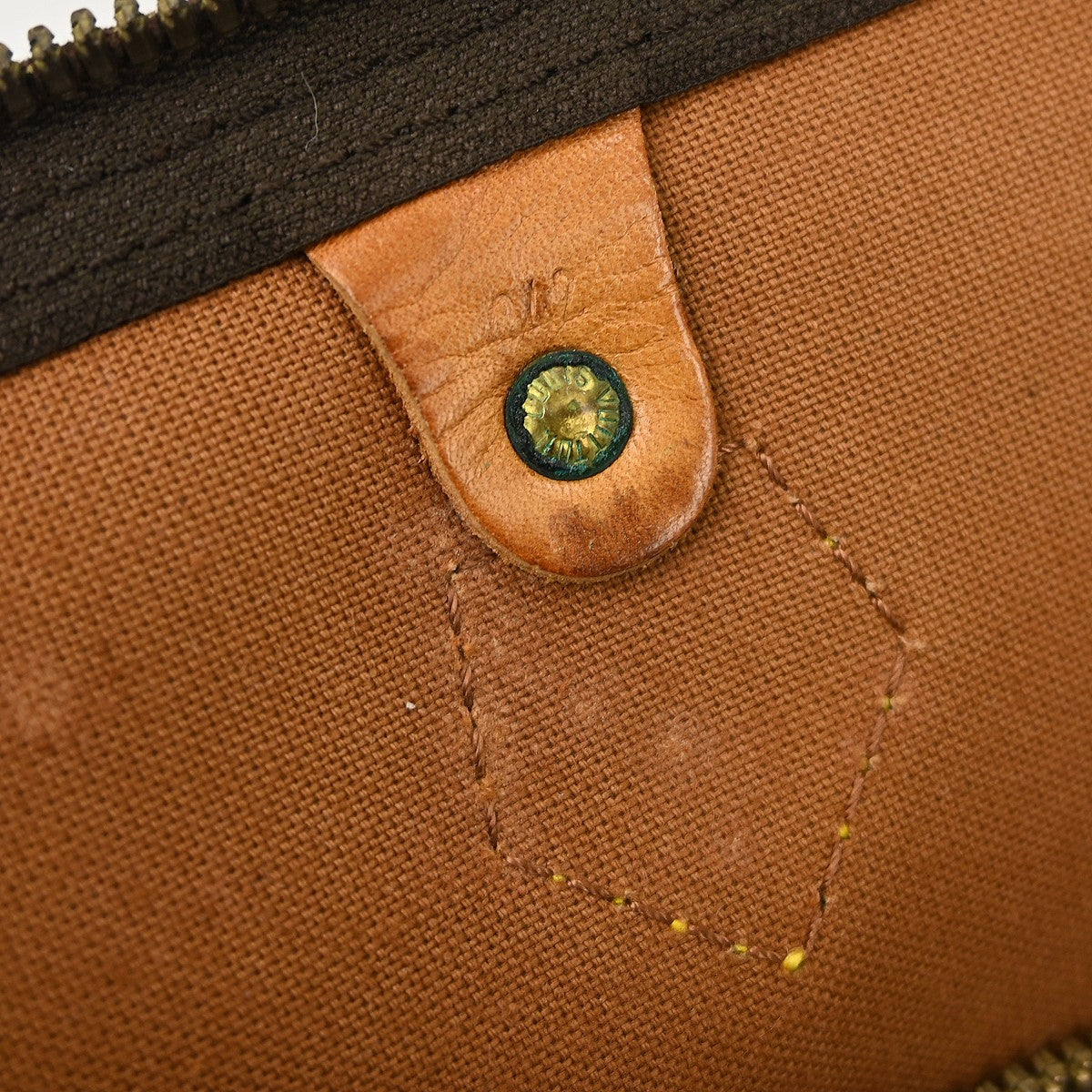 Louis Vuitton Speedy Handbag Monogram Canvas Brown Canvas Handbag (Pre-Owned)