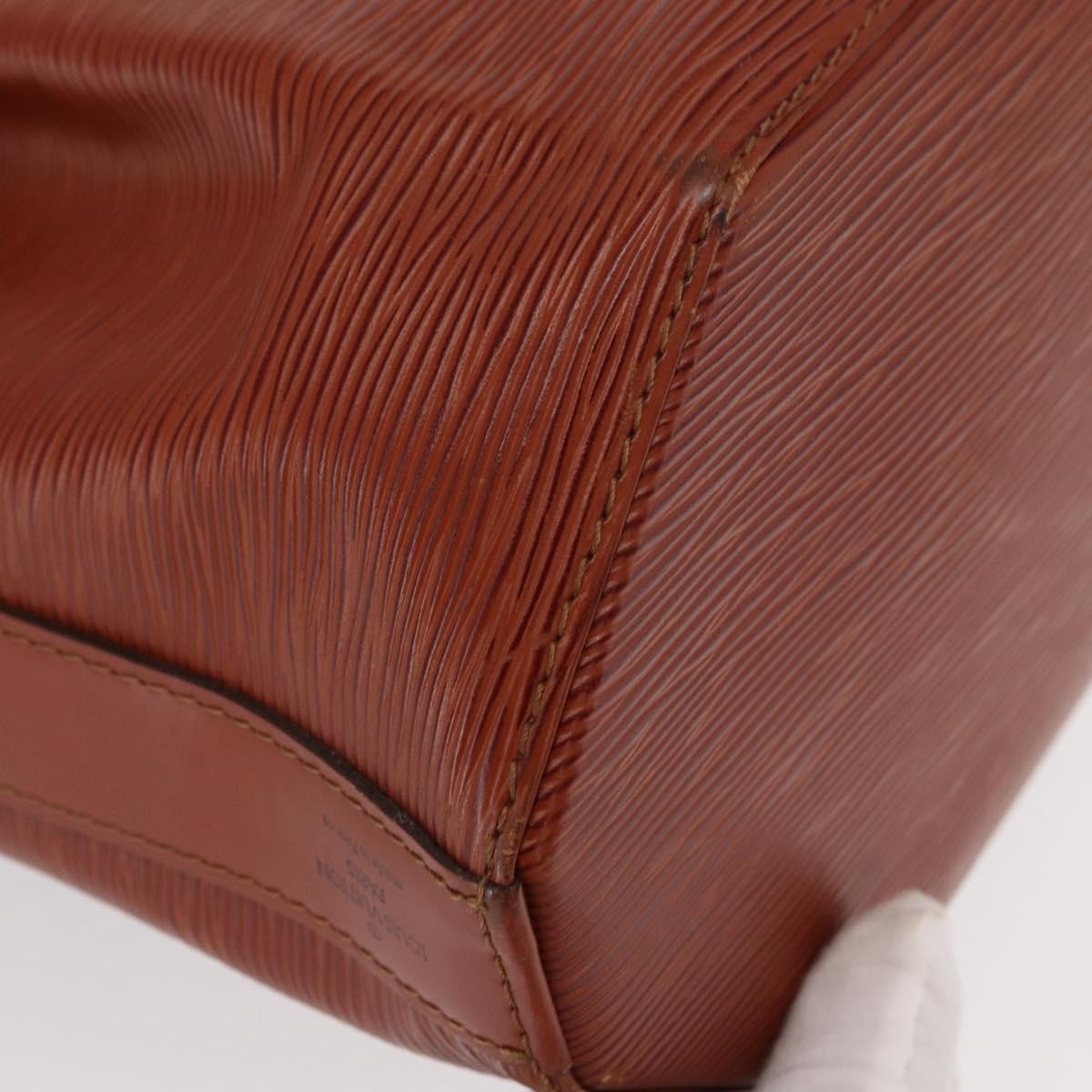 Louis Vuitton Vintage Sac D'epaule Handbag Epi Leather Brown Leather Shoulder Bag Bag (Pre-Owned)