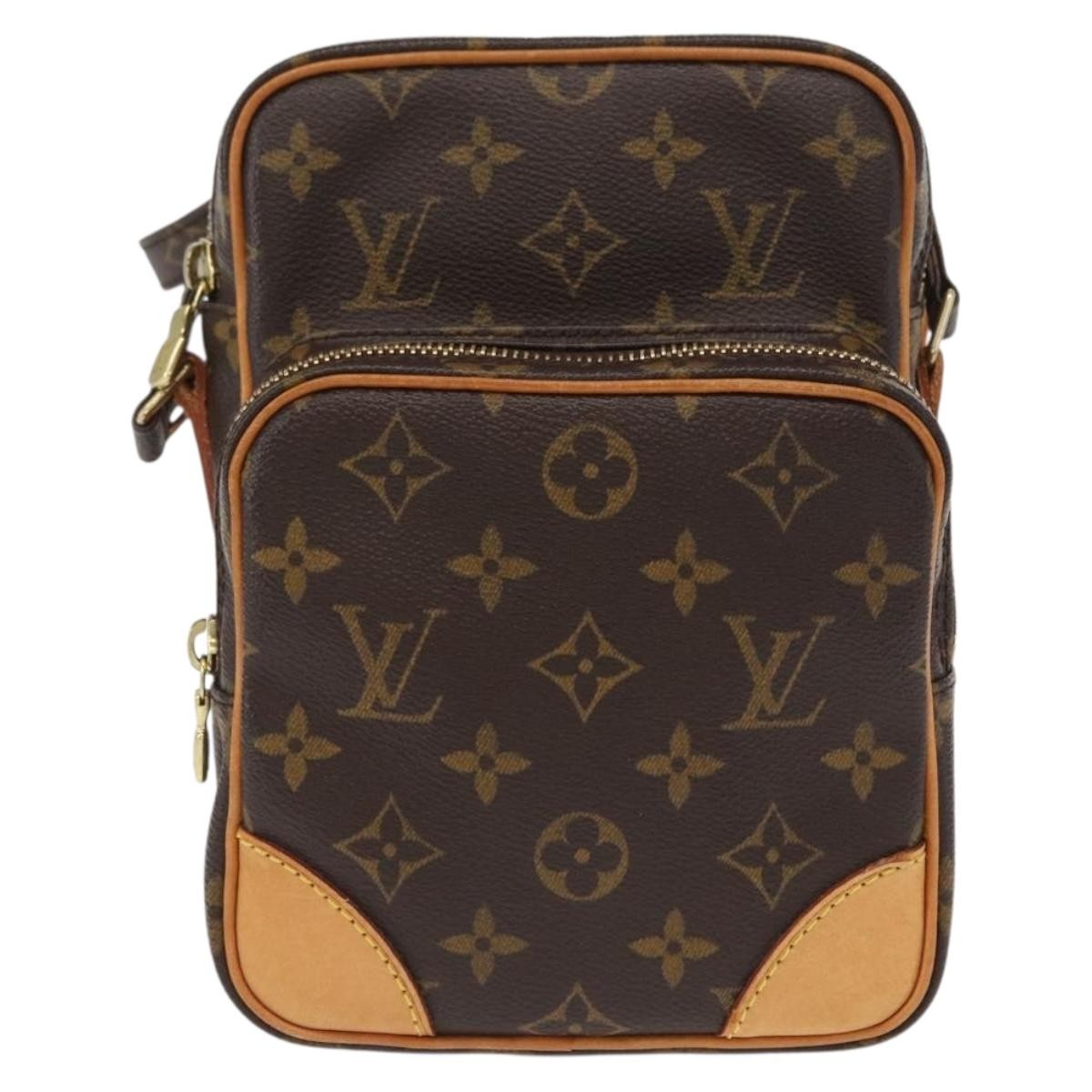 Louis Vuitton Amazone Bag Monogram Canvas Brown Canvas Shoulder Bag Bag (Pre-Owned)