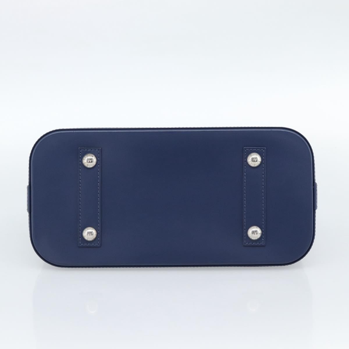 Louis Vuitton Alma Handbag Epi Leather Blue Leather Handbag (Pre-Owned)