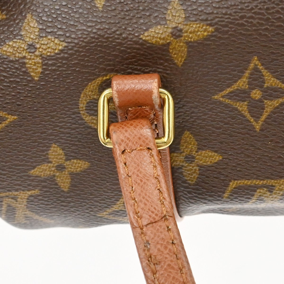 Louis Vuitton Papillon Handbag Monogram Canvas Brown Canvas Handbag (Pre-Owned)
