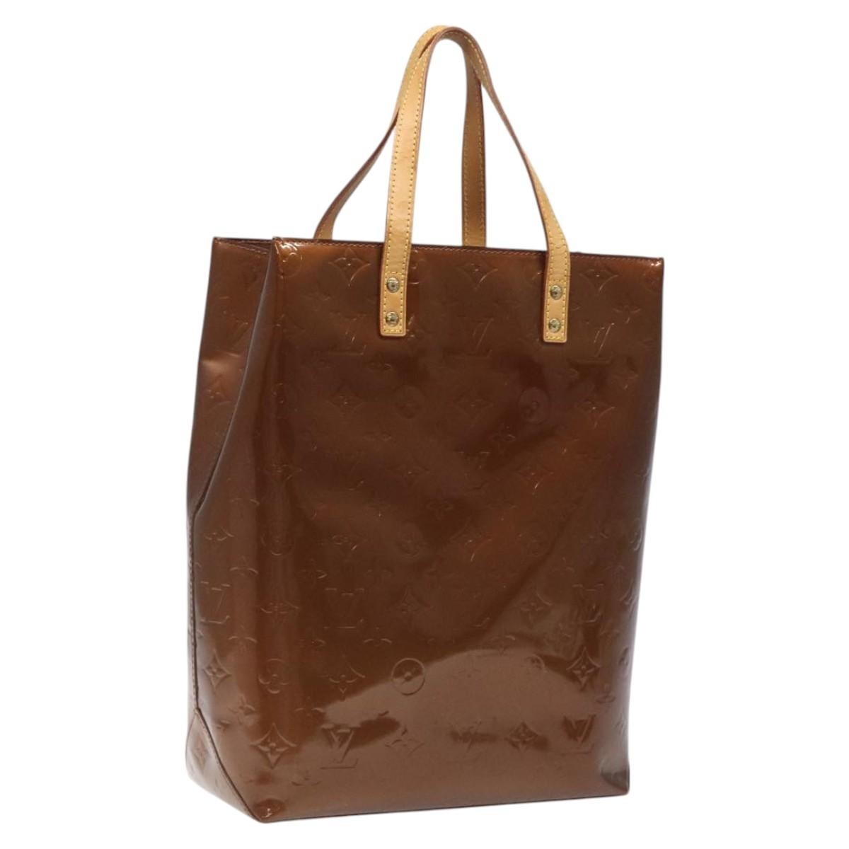 Louis Vuitton Reade Handbag Monogram Vernis Brown Patent_Leather Handbag (Pre-Owned)