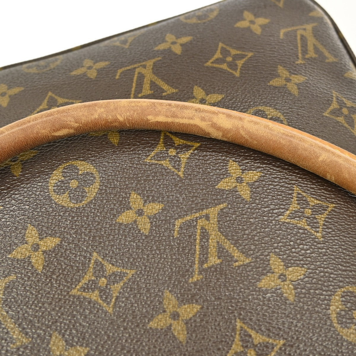Louis Vuitton Monogram Looping Handbag Monogram Canvas Brown Canvas Shoulder Bag Bag (Pre-Owned)